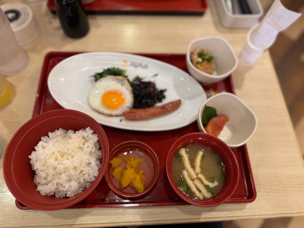 ジョイフルの朝ごはん定食